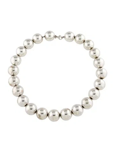 Pre-owned Tiffany & Co Ball Necklace, 19mm, 18" In Multi