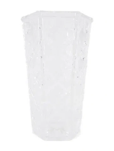 Pre-owned Tiffany & Co Bamboo Vase In Transparent
