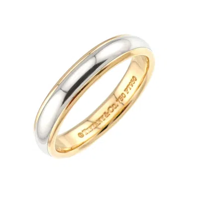 Pre-owned Tiffany & Co Band Ring () In Yellow