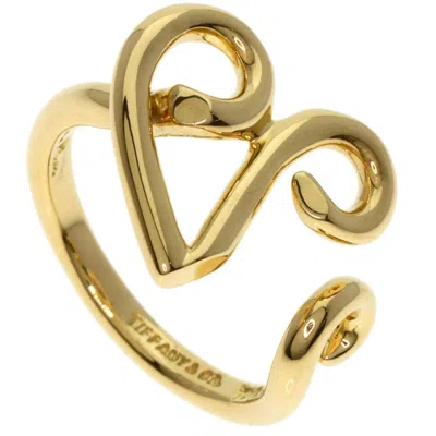 Pre-owned Tiffany & Co Band Ring () In Yellow