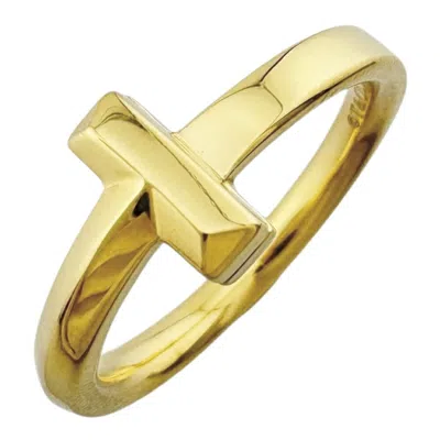 Pre-owned Tiffany & Co Band Ring () In Yellow