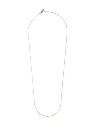 Pre-owned Tiffany & Co Beaded Chain Necklace, 18" In Multi