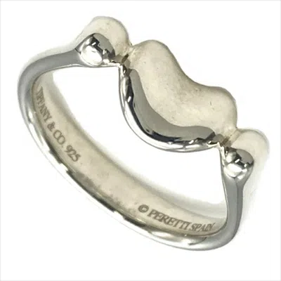 Pre-owned Tiffany & Co Bean 925 Band Ring () In Silver