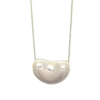 Pre-owned Tiffany & Co Bean 925 Necklace () In Silver