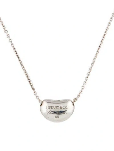 Pre-owned Tiffany & Co Bean Design Pendant Necklace, 11mm, 16" In Multi