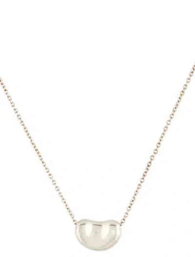 Pre-owned Tiffany & Co Bean Design Pendant Necklace, 16.25" In Multi