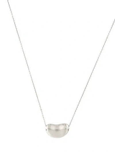 Pre-owned Tiffany & Co Bean Design Pendant Necklace, 17.5" In Multi