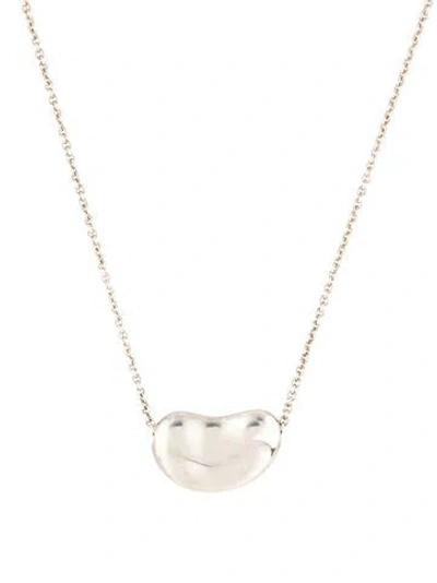 Pre-owned Tiffany & Co Bean Design Pendant Necklace, 18" In Multi