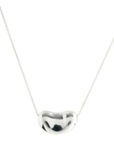 Pre-owned Tiffany & Co Bean® Design Pendant Necklace, 18mm, 16.5" In Multi