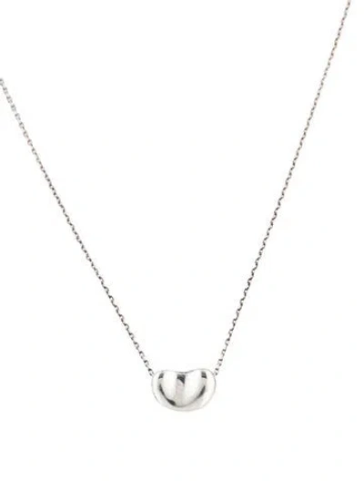 Pre-owned Tiffany & Co Bean Design Pendant Necklace, 19" In Multicolor