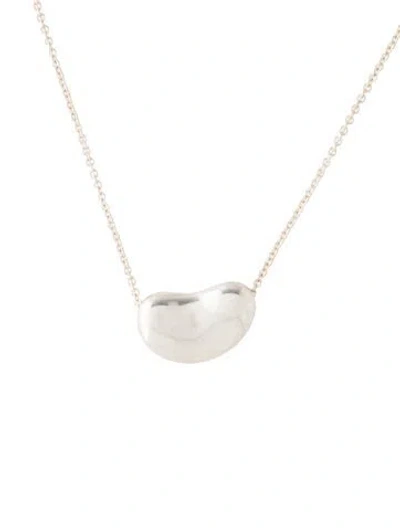Pre-owned Tiffany & Co Bean Pendant Necklace, 16" In Multi