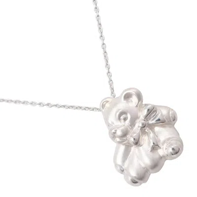 Pre-owned Tiffany & Co . Bear Necklace Silver 925 Silver Silver Necklace Jewelry ()