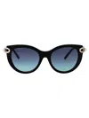 Tiffany & Co Black Acetate Sunglasses In Black