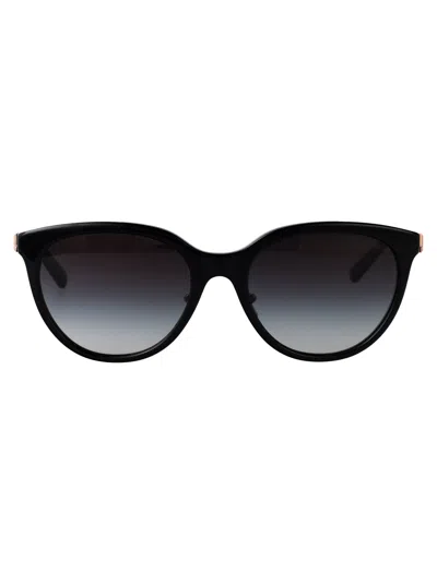 Tiffany & Co Black Acetate Sunglasses In Transparent