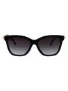 Tiffany & Co Black Grey Gradiant Acetate Sunglasses In Black