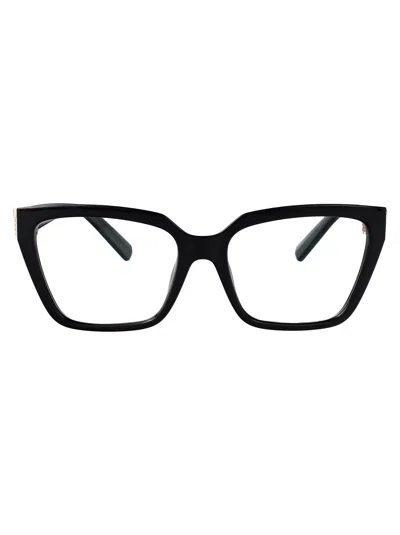 Tiffany & Co Black Injected Glasses In Orange