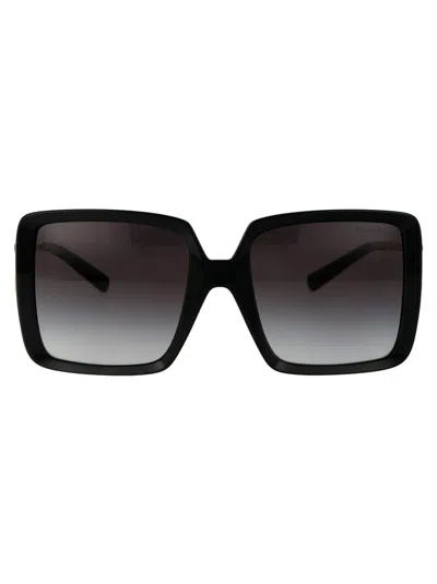 Tiffany & Co Black Injected Sunglasses In Orange