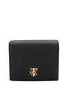Tiffany & Co . Black Leather T & Co. Trifold Wallet (authentic Pre-loved) In Black