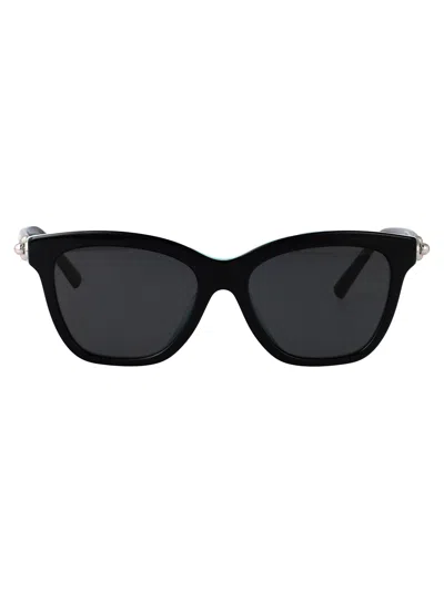 Tiffany & Co Black On Blue Tiffany Acetate Sunglasses