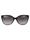 Tiffany & Co Black On Tiffany Blue Acetate Sunglasses In Black