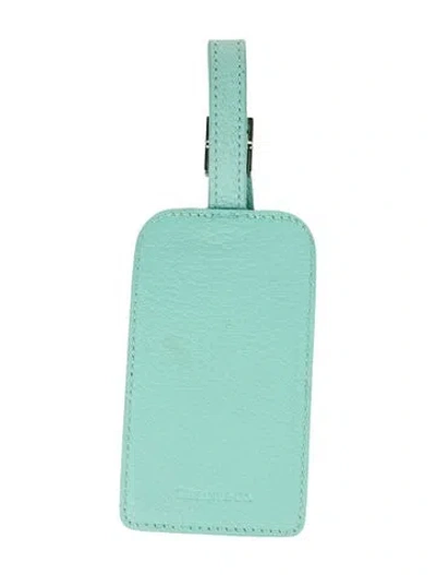 Pre-owned Tiffany & Co Blue Leather Bag Tag