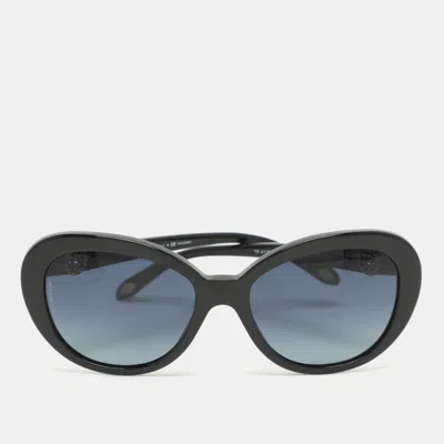 Pre-owned Tiffany & Co Blue Tf 4118-b Polarized Square Sunglasses