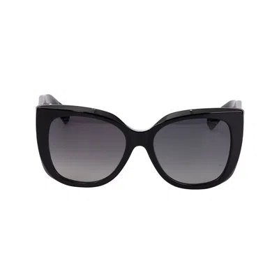 Tiffany & Co . Bold Square Frame Black Acetate Sunglasses