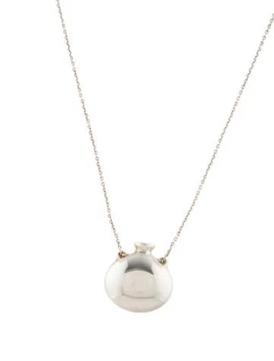 Pre-owned Tiffany & Co Bottle Pendant Necklace, 18.75" In Multi