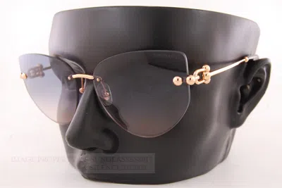 Pre-owned Tiffany & Co Brand . Sunglasses Tf 3096 610516 Gold/gradient Blue For Women In Brown