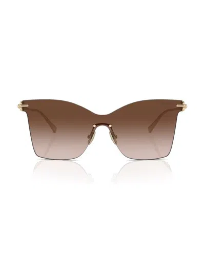 Tiffany & Co . Butterfly-shaped Sunglasses With Rimless Design