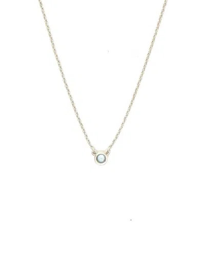 Pre-owned Tiffany & Co By The Yard Aquamarine Necklace In Silver