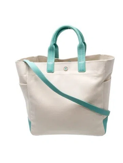 Pre-owned Tiffany & Co Canvas Tote In Neutrals