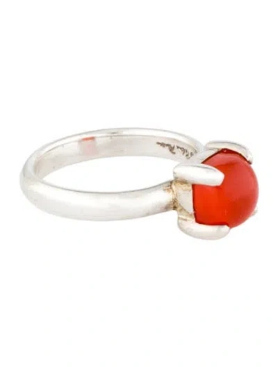 Pre-owned Tiffany & Co Carnelian Sugar Stacks Ring In Multi