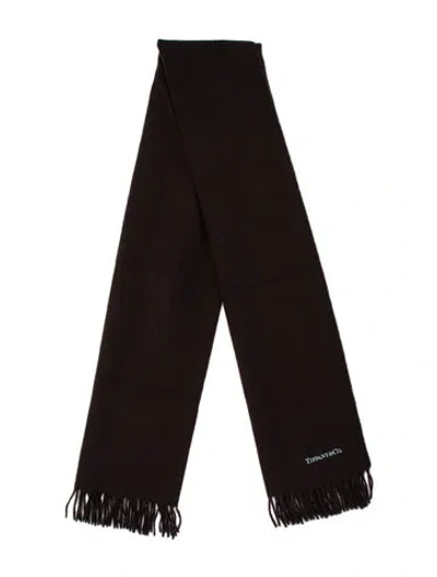 Pre-owned Tiffany & Co Cashmere Scarf In Brown