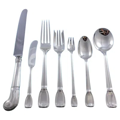 Pre-owned Tiffany & Co Castilian By Tiffany And Co. Sterling Silver Flatware Service 8 Set 59 Pc Dinner