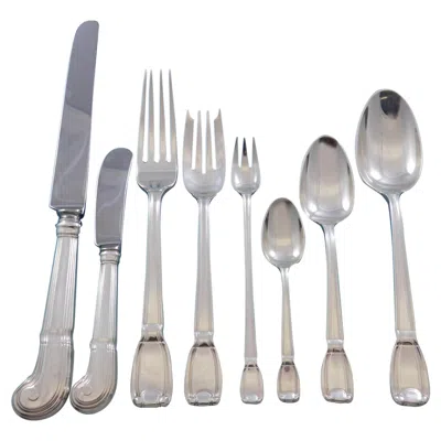 Pre-owned Tiffany & Co Castilian By Tiffany And Co. Sterling Silver Flatware Service 8 Set 69 Pc Dinner