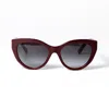 Tiffany & Co Tiffany  Co. Cat-eye Frame Sunglasses In Burgundy