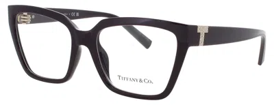 Tiffany & Co . Cat-eye Acetate Eyeglasses With Crystal Accent In Black