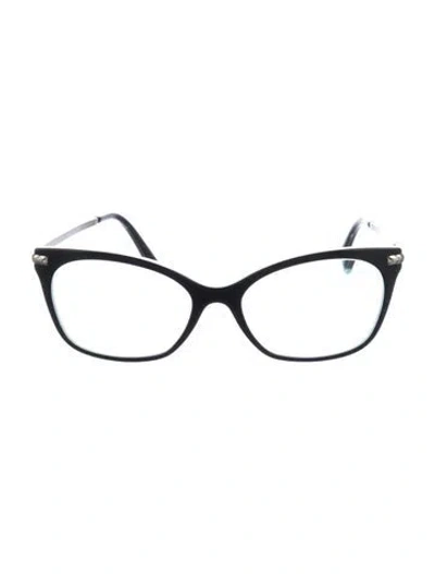 Pre-owned Tiffany & Co Cat-eye Eyeglasses In Black/blue