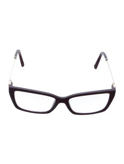 Pre-owned Tiffany & Co Cat-eye Eyeglasses In Burgundy