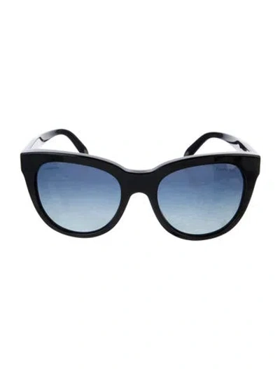 Pre-owned Tiffany & Co Cat-eye Gradient Sunglasses In Black