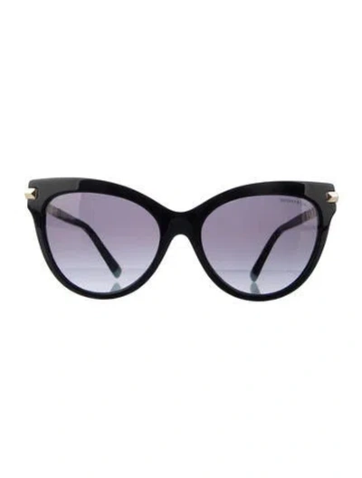 Pre-owned Tiffany & Co Cat-eye Gradient Sunglasses In Black