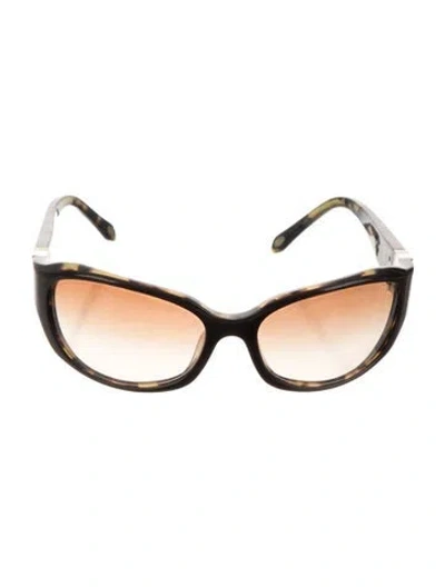 Pre-owned Tiffany & Co Cat-eye Gradient Sunglasses In Brown