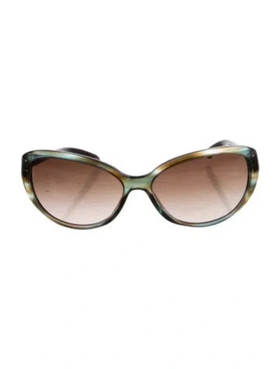 Pre-owned Tiffany & Co Cat-eye Gradient Sunglasses In Brown