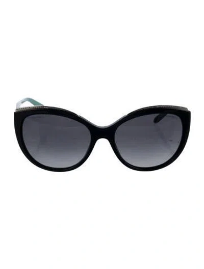 Pre-owned Tiffany & Co Cat-eye Gradient Sunglasses In Multi