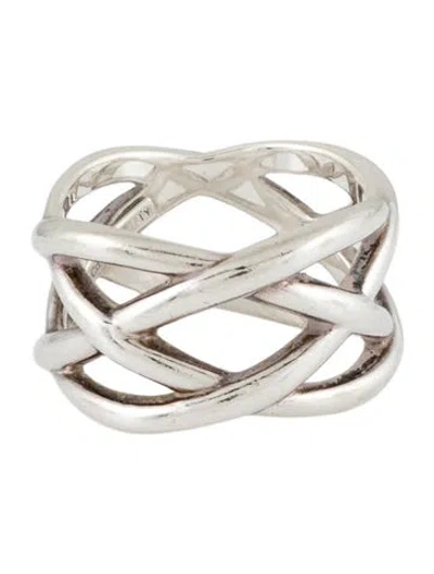 Pre-owned Tiffany & Co Celtic Knot Band Ring In Multi