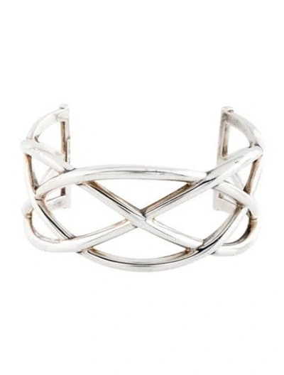 Pre-owned Tiffany & Co Celtic Knot Cuff Bracelet, 6.25" In Multicolor