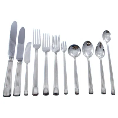 Pre-owned Tiffany & Co Century By Tiffany And Co. Sterling Silver Flatware Set 8 Service 97 Pcs Dinner