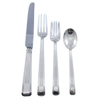 Pre-owned Tiffany & Co Century By Tiffany And Co. Sterling Silver Flatware Set Service 53 Pcs Dinner