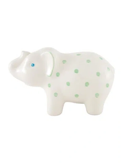 Pre-owned Tiffany & Co Ceramic Elephant Coin Bank In Multi